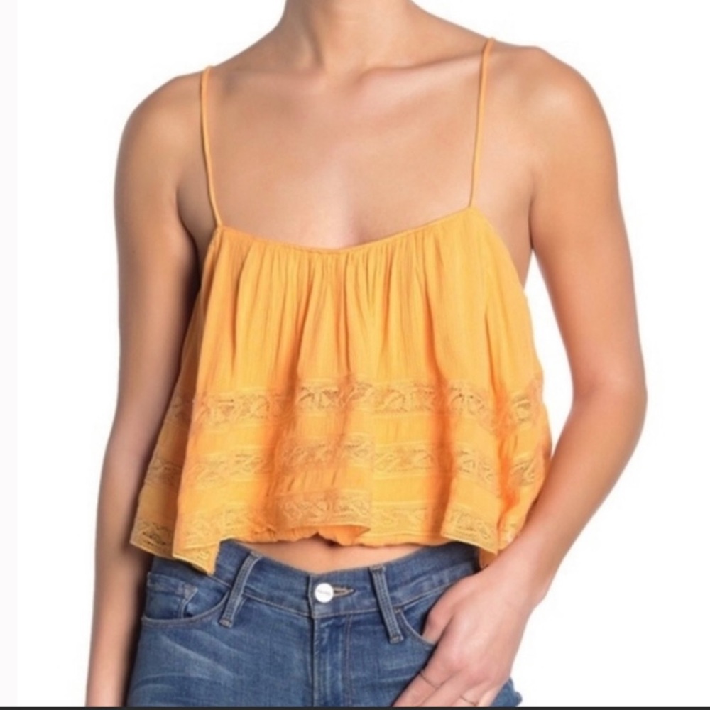 NWT FREE PEOPLE HOME AGAIN CROP TOP - Picture 12 of 14
